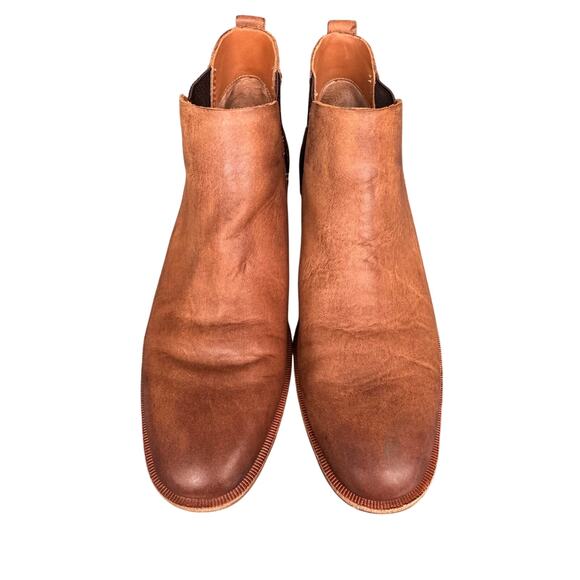 KORK-EASE Chelsea Brown Leather slip on Ankle boot/Shoes, size 8, Like NEW!! - Picture 1 of 14